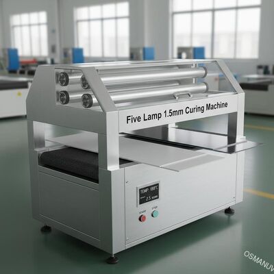Vijf Lampen 1,5 mm Houtmachine uitgerust voor PVC-plaat, calcium-silicaatplaat, aluminiumplaat, ijzerplaat oppervlak