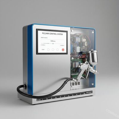 PLC/HMI-besturingssysteem Sproei-coatingsysteem voor handmatig sproeipistool 0-1000 mm Sproeibreedte