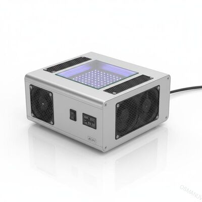 Luchtkoelende UV-LED-hardmachine voor 200 mm*200 mm-hardingsgebied met AC220V-stroomtoevoer