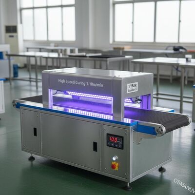 Hoge snelheidsthering 1-10m/min Ultraviolette LED-theringsmachine 1 jaar