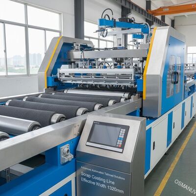 Geavanceerde automatisering op maat gemaakte oplossingen schroot coating line effectieve breedte 1320mm