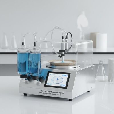 Eenstation Spin Coating Machine voor het vormen van pulpvezel met barrièrecoat