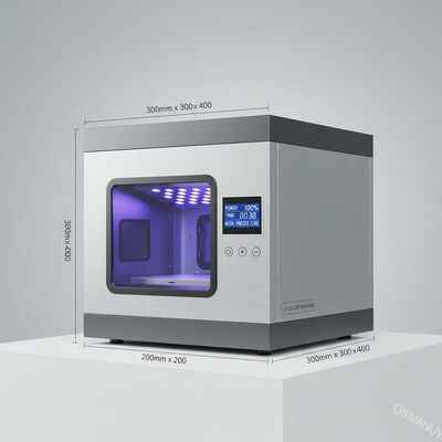 300mm*300mm*400mm UV LED-hardmachine voor 200mm*200mm-hardingsgebied en precieze harding