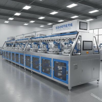 Volledig automatische coating line 24 station Spin coating machine voor pulp gevormd product