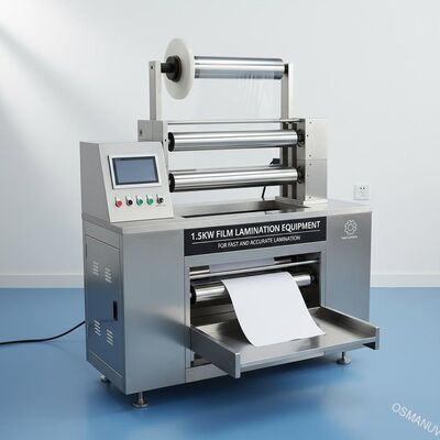 1.5KW filmlamineerapparatuur voor snelle en nauwkeurige lamineering