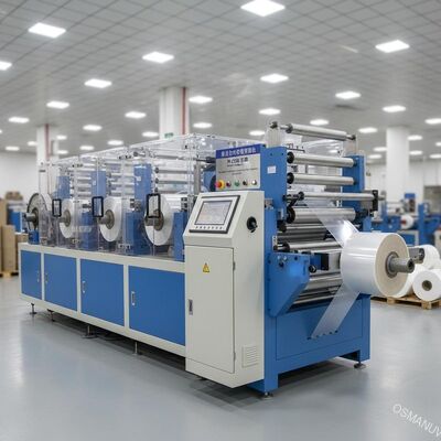 Hoge snelheid automatische filmlamineermachine voor automatisch terugwinden PLC-besturing