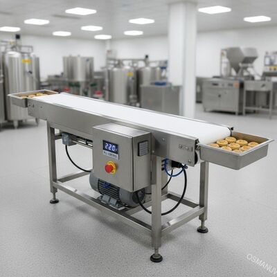 PLC-aangedreven transportbandmachine 220V voor voedselverwerking