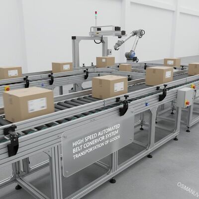 Automatisch bandconveyor met hoge snelheid voor goederenvervoer