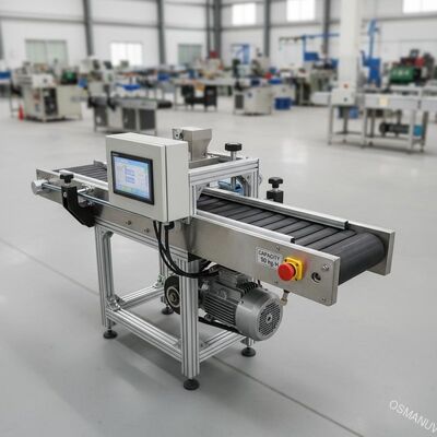 Servomotor aangedreven transportbandmachine met PLC-besturingscapaciteit 50 kg/h