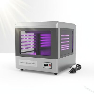 5mm Diepte Ultraviolette LED-hardmachine 300mm*300mm*400mm Voor AC220V-voeding