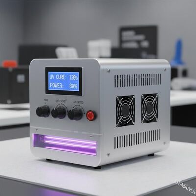 Handmatig bediende luchtkoeling UV-LED-hardmachine voor aluminiumlegering