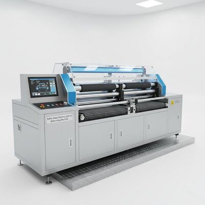 Roller Roller Delivery LED UV Embossing Machine met 1-10m/min snelheid voor en productie