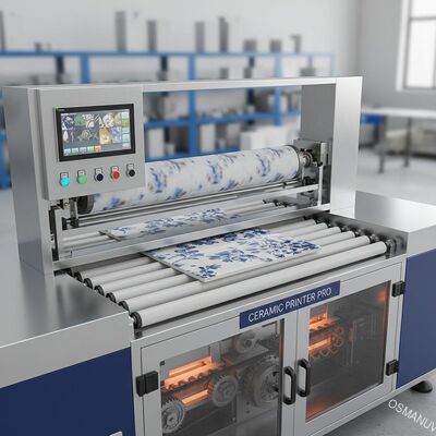 Roller Roller Conveying Ceramic Rotary Heat Transfer Machine voor op maat gemaakte drukwerk