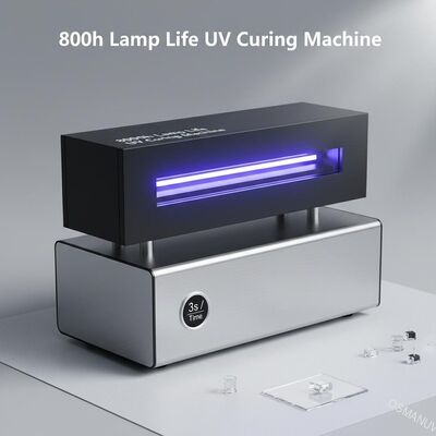 8000h Lamplevensduur UV-hardmachine met roestvrij staal stroomvoorziening 1s / tijd