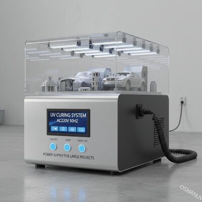 Krachtige UV-hardmachine AC220V 50HZ stroomvoorziening voor grote projecten