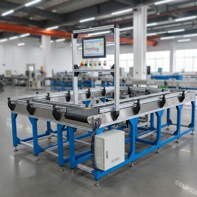 Automatische efficiëntieoperatie Gordelconveyor systeem met PLC-besturingssysteem