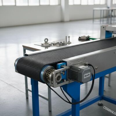 Vervoerbandmachine met automatische rubberband en servomotor