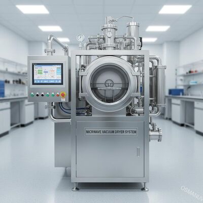 PLC-gecontroleerd vacuümdroger met roestvrij staalconstructie