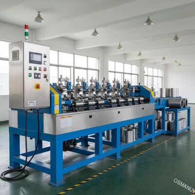220V/50Hz stroomvoorziening Conveyor Roller Manufacturing Machine 500kg laadvermogen