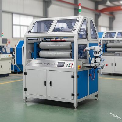 Maximale coatingsbreedte 1000 mm Rollersnelheid 0-20m/min Anilox-reinigingsapparatuur voor rollers