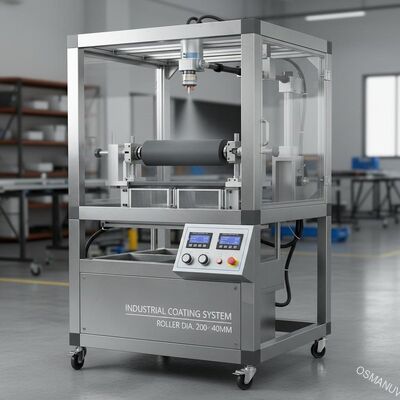 Hoogwaardige industriële spuitcoatingsapparatuur voor roldiameter 200-400 mm