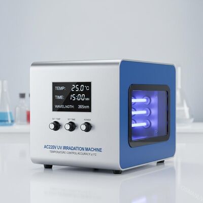 AC220V UV-bestralingsmachine met temperatuurregeling ±1C en golflengte 365nm