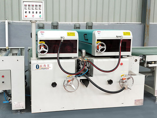 1.5KW 250mm van de de Deklaagmachine van het Diameter de Omgekeerde Broodje Vlakke Transportband
