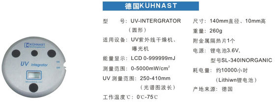 De Toebehoren van de de Energiemeter van ISO9001 3.6v Duitsland/Uvintegrator