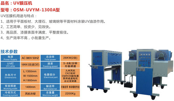 Mobiele UV genezende machine
