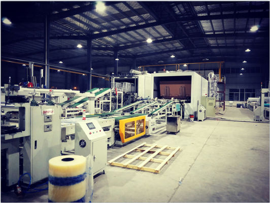Verticale droogoven aardgas Max 80 graden 2500mm voor platen Meubelplank