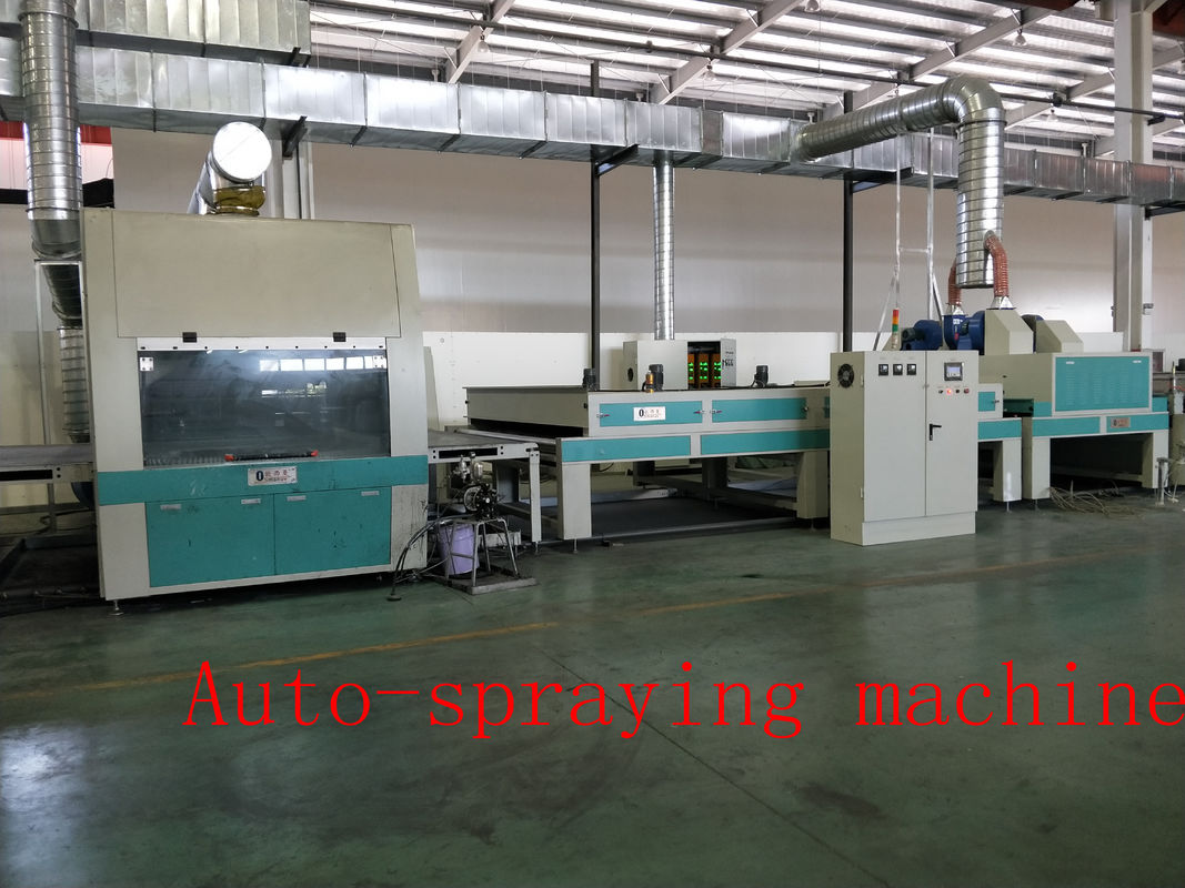 Fully Automatic Spray Coating Machine for Wood & Glass – Customizable Width, Gun Configuration & Conveyor Speed