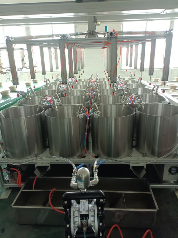 Interne Spin Coating Line voor Pulp Molding Products - Volledig automatische precisiekoatingmachine