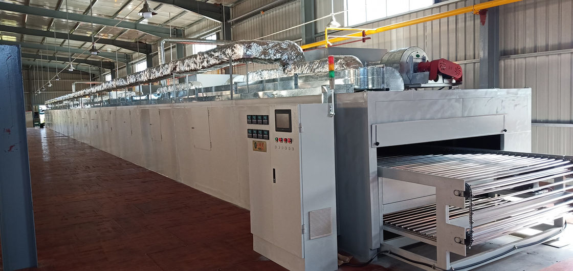 Zware 28m Aardgas Industriële Droger Drooglijn 24kw Voor Pulpvormverpakking