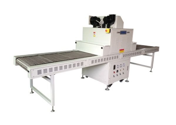 De Machinedocument pvc van de roestvrij staaltransportband breidde het Uv Genezende Film, Acryl en Andere Vliegtuig UV Genezende Machine uit