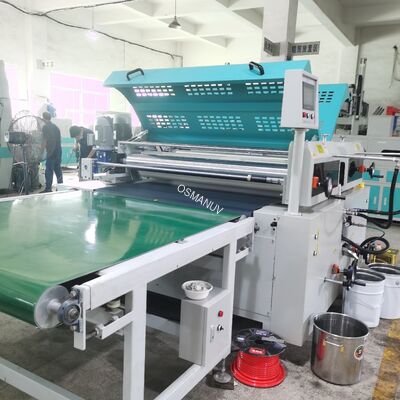 High Speed Two Rollers Coating Machine For Glass Board Door Wooden Acrylic