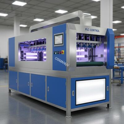 388KW Spray UV Coating Machine For PLC Control Light