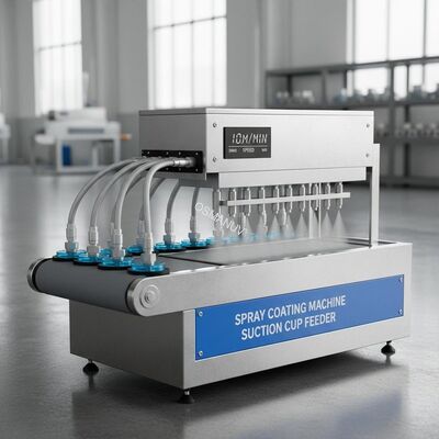 Spray Coating Machine / Suction Cup Feeder  10M/Min