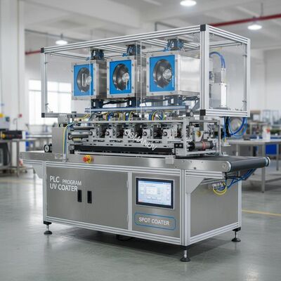 PLC Program Uv Roller Coating Machine Spot Coater