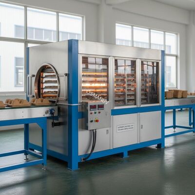Automatic Natural Gas Industrial Dryer Machine For Bamboo Paper Pulp Molding
