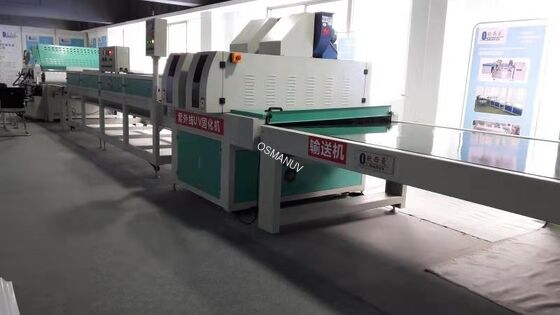 Infrared Drying Spot Uv Printing Machine , 60KW Uv Roller Coating Machine 620mm