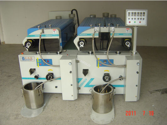 AC 110v White Double Hot Melt Roll Coater 920mm Effecive Width