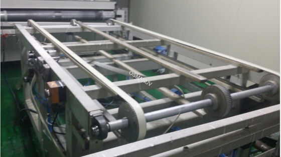 220V 50HZ Synchronous Cnc Green Conveyor Belt Machine 0.75KW