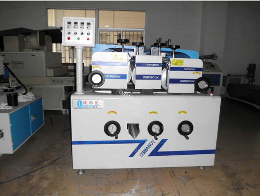 ISO9001 Width 1320mm Plastic Metal Three Roll Coating Machine