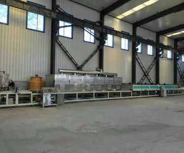 Mikrogolfdrogingsapparatuur van roestvrij staal met een hoge capaciteit