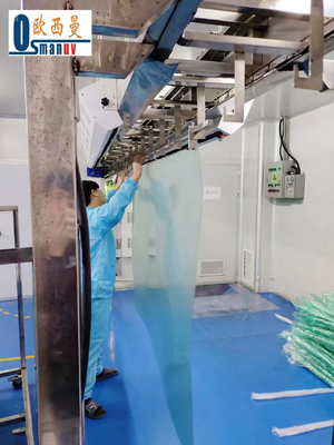 1000 mm breedte gordijn coating machine voor het polijsten van de roller oppervlakte behandeling 0-50m/min