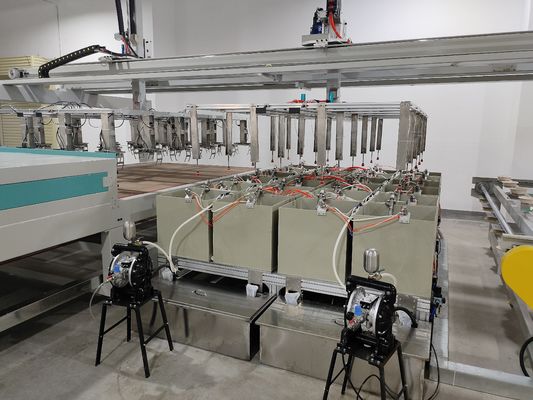 Roterende coatingsmachine 24 Werkstation voor de voedselverpakkingsindustrie Vakuumzuigbeker