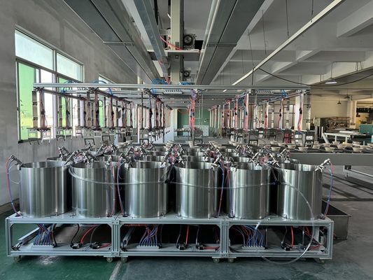 24-Station Rotary Coating Line voor interne coating van Pulp Molding.