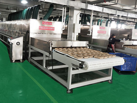1170 mm Breedte 85 kW Microwave Dehydrator Voor Pulp Molding