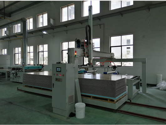 Mitsubishi-PLC Machine van de Controle4.5kw de UVdeklaag voor de Raad van het Calciumsilicaat