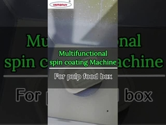 Multifunktioneel rotatie-coatingsysteem voor voedseldozen van pulp